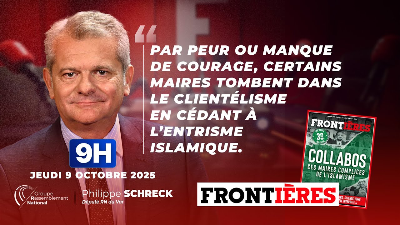 Crise politique • Entrisme islamiste : Philippe Schreck dans la matinale de Frontières