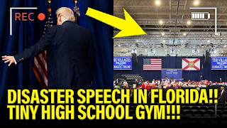 Trump gives DISASTER SPEECH before TINY CROWD…in FLORIDA!!!