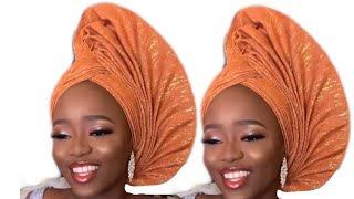 HOW TO TIE ONE SIDE PINNACLE GELE STYLE