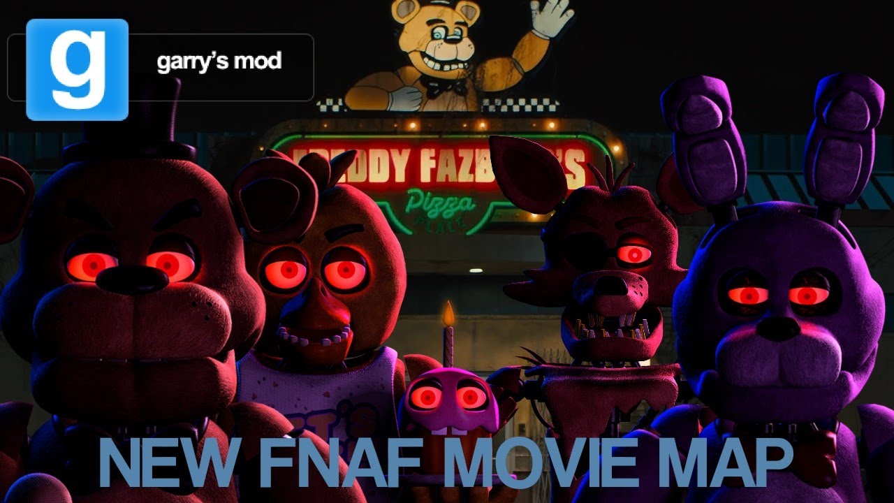 🎉Maptour por el mapa de la película de fnaf 🎉🤩 