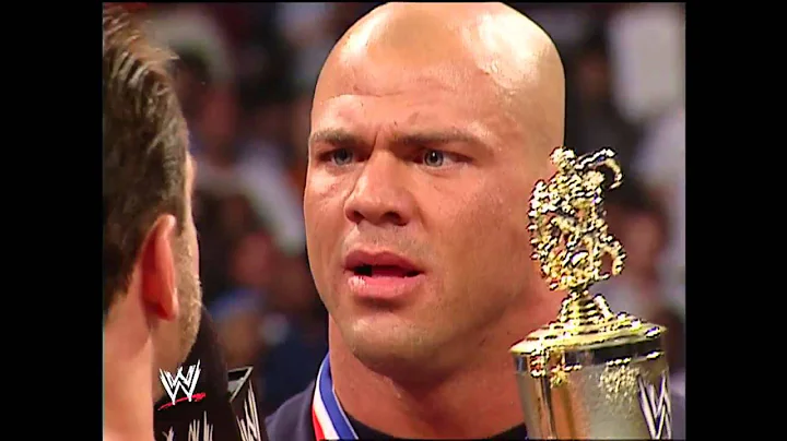 Kurt Angle, Chris Benoit and Stephanie McMahon segment (SmackDown 24.10.2002)