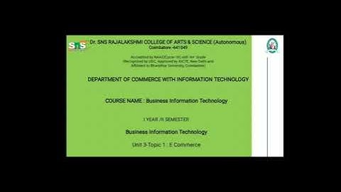 Video lecture|Ms.R.Pavithra|SNS Institutions