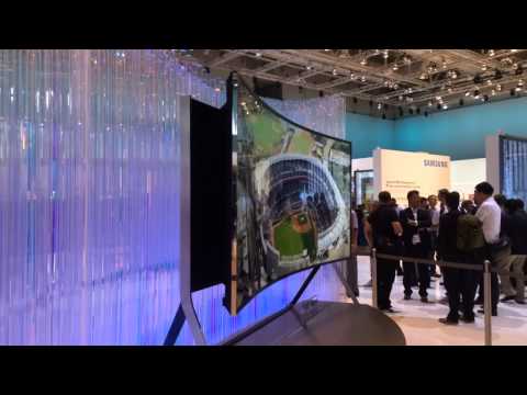 [IFA 2014] 삼성전자 벤더블 UHD TV 105인치 (6배속)