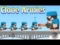 Армия прокаченных гигантов Brute Clone Armies, рейд базы