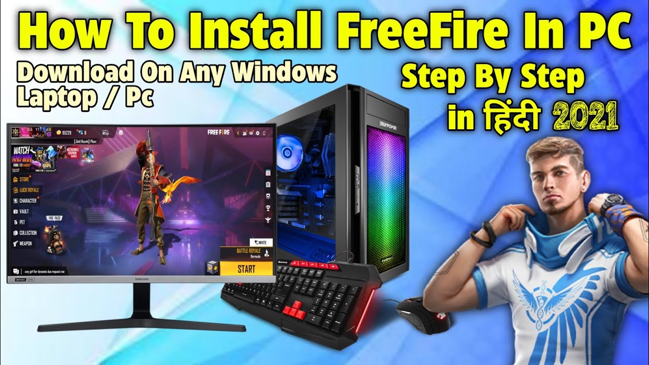 How to download Free Fire in pc windows 7 32 bit 