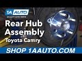 How to Replace Rear Bearing and Hub Assembly 1992-2001 Toyota Camry