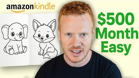Ik verdiende $ 500 per maand met het publiceren van AI-kleurboeken op Amazon KDP (complete tutori...