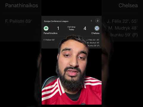 Panathinaikos 1-4 Chelsea