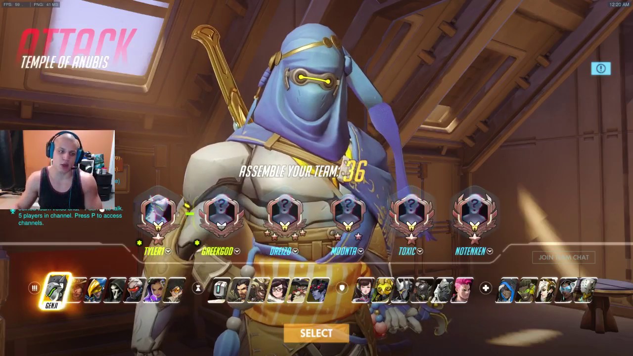 Tyler1 Plays Overwatch With Greekgodx (Part 1) [VOD: April 09, 2017]