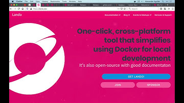 Craft CMS local development with Lando Docker