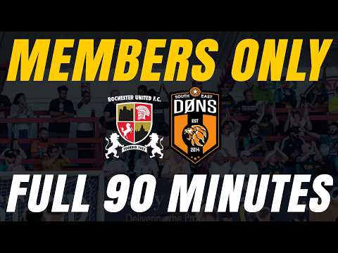 SE DONS vs Rochester| Full 90 Minutes