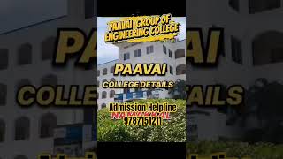 🔥 Paavai College of Engineering Admission 2026-2027🔥📞 9787151211