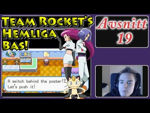 Let's Play Pokémon FireRed Version - Team Rocket's hemliga bas! - Avsnitt 19