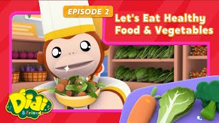 Story for Kids in English | Episode 2:  Let's Eat Healthy Food & Vegetables