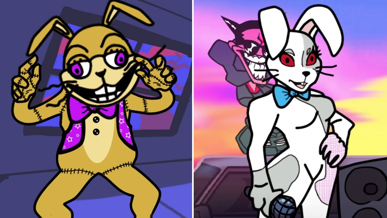 Vanny and Glitchtrap FNaF AR Animations 