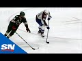 Nathan MacKinnon Toe Drags Around Defender Before Scoring On Cam Talbot