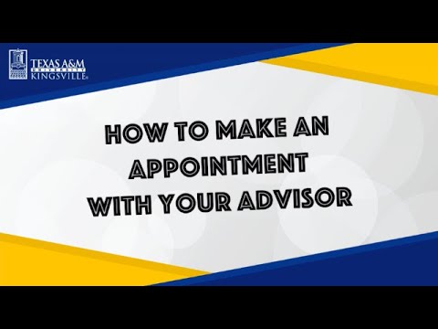 How to Make an Appointment With Your Advisor | TAMUK CFSS