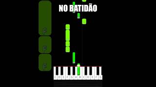 NO BATIDÃO · ZXKAI - BEGINNER Piano Tutorial @Peter_PlutaX