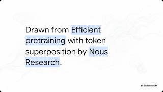 [Podcast] Token Superposition