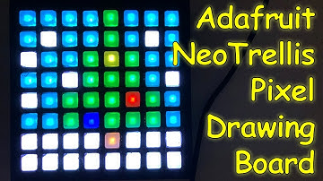 Adafruit NeoTrellis Pixel Image Drawing in Circuit Python