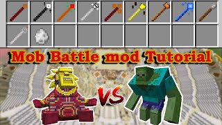 Mob Battle Mod Tutorial | How to make EVERY mobs fight! 1.16.5 screenshot 1