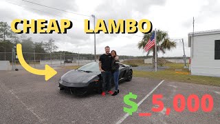 I Just Bought The Cheapest Lamborghini Gallardo Online