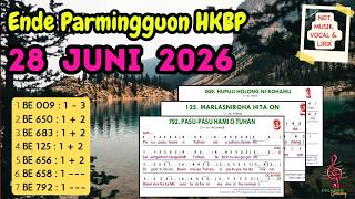 Ende Parmingguon | 28 JUNI 2026 | HKBP | IV DUNG TRINITATIS | Musik, Not, Vocal, dan Lirik