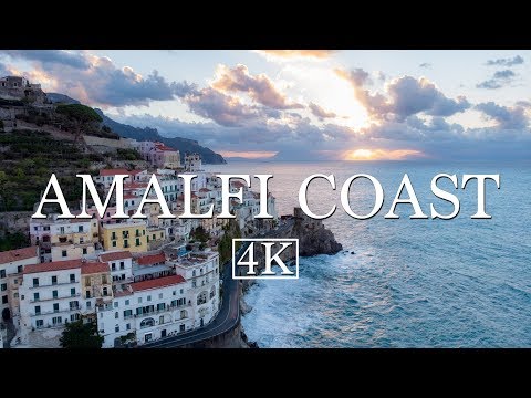 Amalfi Coast by drone (4K)