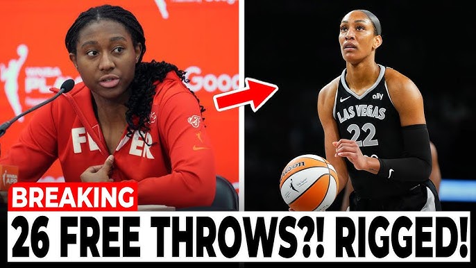 BREAKING: Aliyah Boston Exposes A’Ja's 26 FREE THROWS! WNBA REFS RIGGED  Fever-Aces!