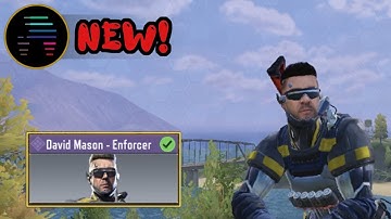 *NEW* BATTLE PASS SKIN | DAVID MASON - ENFORCER | SEASON 1| CALL OF DUTY MOBILE GAMEPLAY