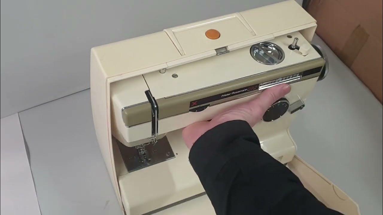 Vintage Frister + Rossmann Cub 7 Electric Sewing Machine YouTube