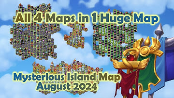 Huge Version 4 Map in 1 - Mysterious Island August 2024
