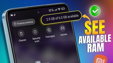 How to See Available or Free RAM Space on Xiaomi Phones | Monitor Memory Usage