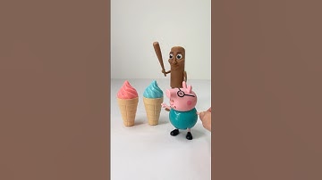 Satisfying with Unboxing Peppa Pig and Tung Tung Tung Sahur eat ice Cream Funny ASMR Video