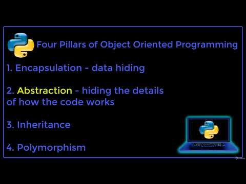 3. 4 pillars of object oriented programming