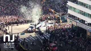 Eagles parade 2018: Players enter Center City, scenes from the celebration