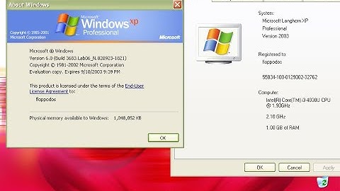 Installing Windows Longhorn build 3683