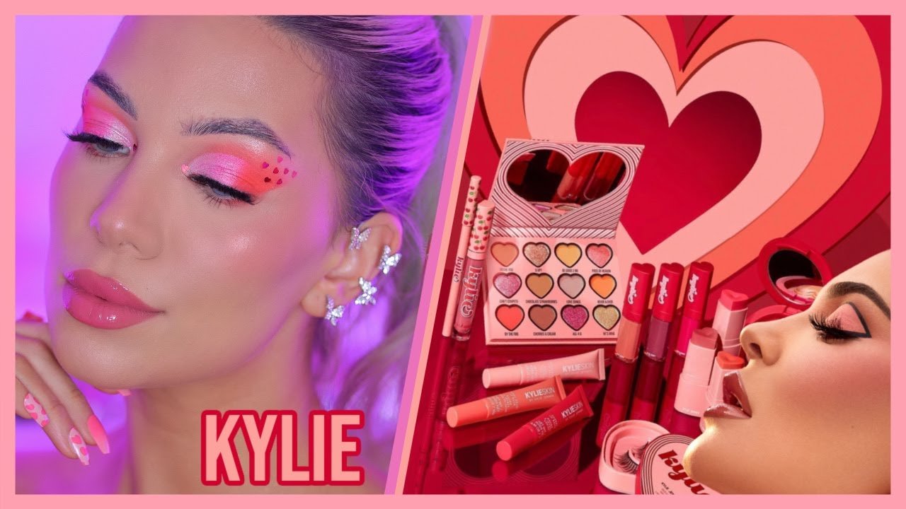 Kylie Cosmetics 2022 Valentines Collection Review & Tutorial - YouTube