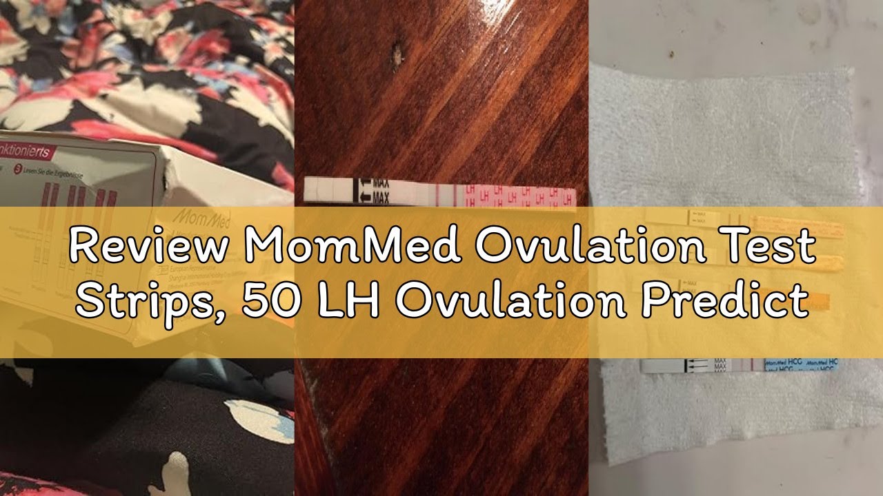 Review MomMed Ovulation Test Strips, 50 LH Ovulation Predictor Kit with 50 Collection Cups, Accurate