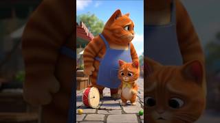 Mama Cat Fixes Baby Kittens Broken Drum Heart-Touching 3D Animation Story