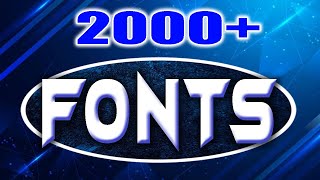 2000+Fonts Free download | Free website | SGD studio screenshot 4