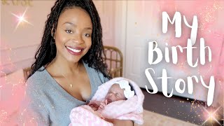 Meet Our Baby Girl + My CRAZY Unmedicated Delivery! (Baby #2)