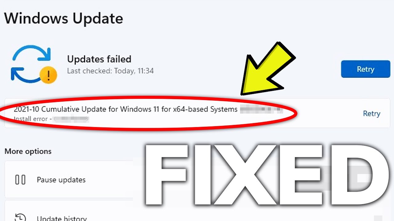 Fix Windows Update Errors In Windows Youtube