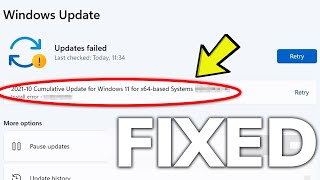 fix: windows update errors in windows 11