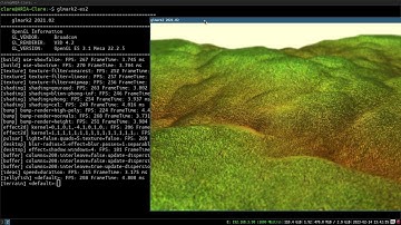 GLMark2 GPU Benchmark running on Raspberry Pi 400