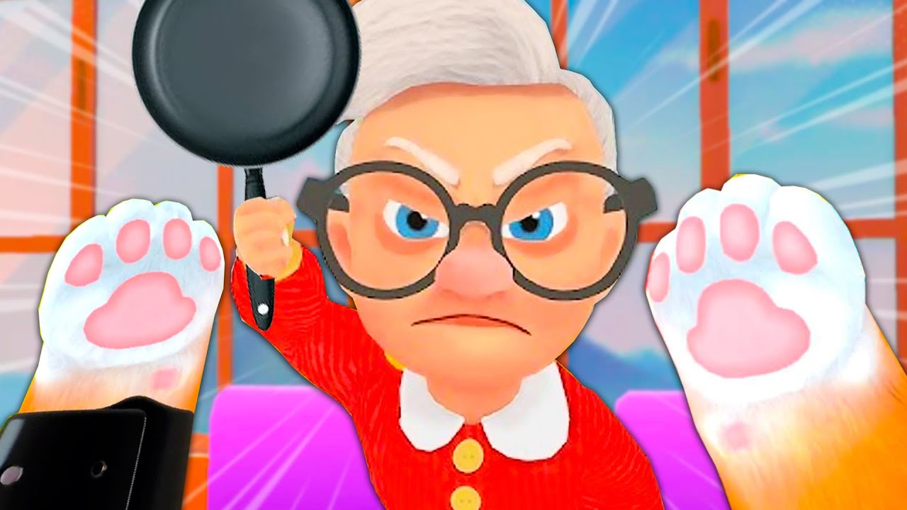 NOWA BABCIA I NOWY KOT  W NAJLEPSZEJ PODRÓBIE I AM CAT!