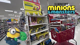 Minions & Monsters Movie 🍌💚 Target Toy Hunt! 🎯 How many things are in my cart? 🛒