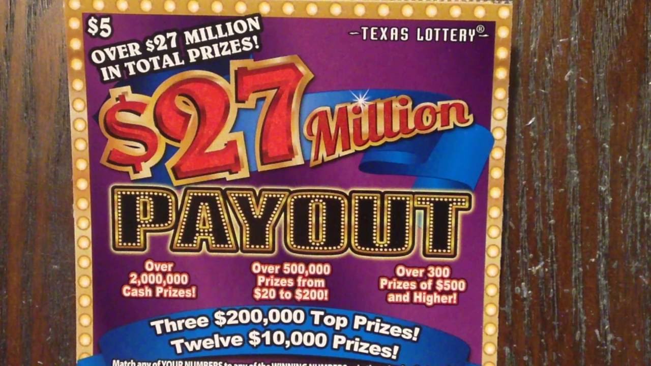 5 27 Million Payout Texas Lottery Scratch Off Tickets YouTube