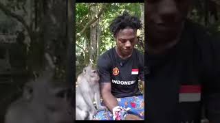 SPEED CURHAT DI MONKEY FOREST- Like a Friendship #ishowspeed #bali #monkeyforestubud