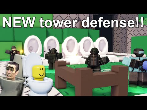 I Made My Own Toilet Tower Defense Game | Roblox